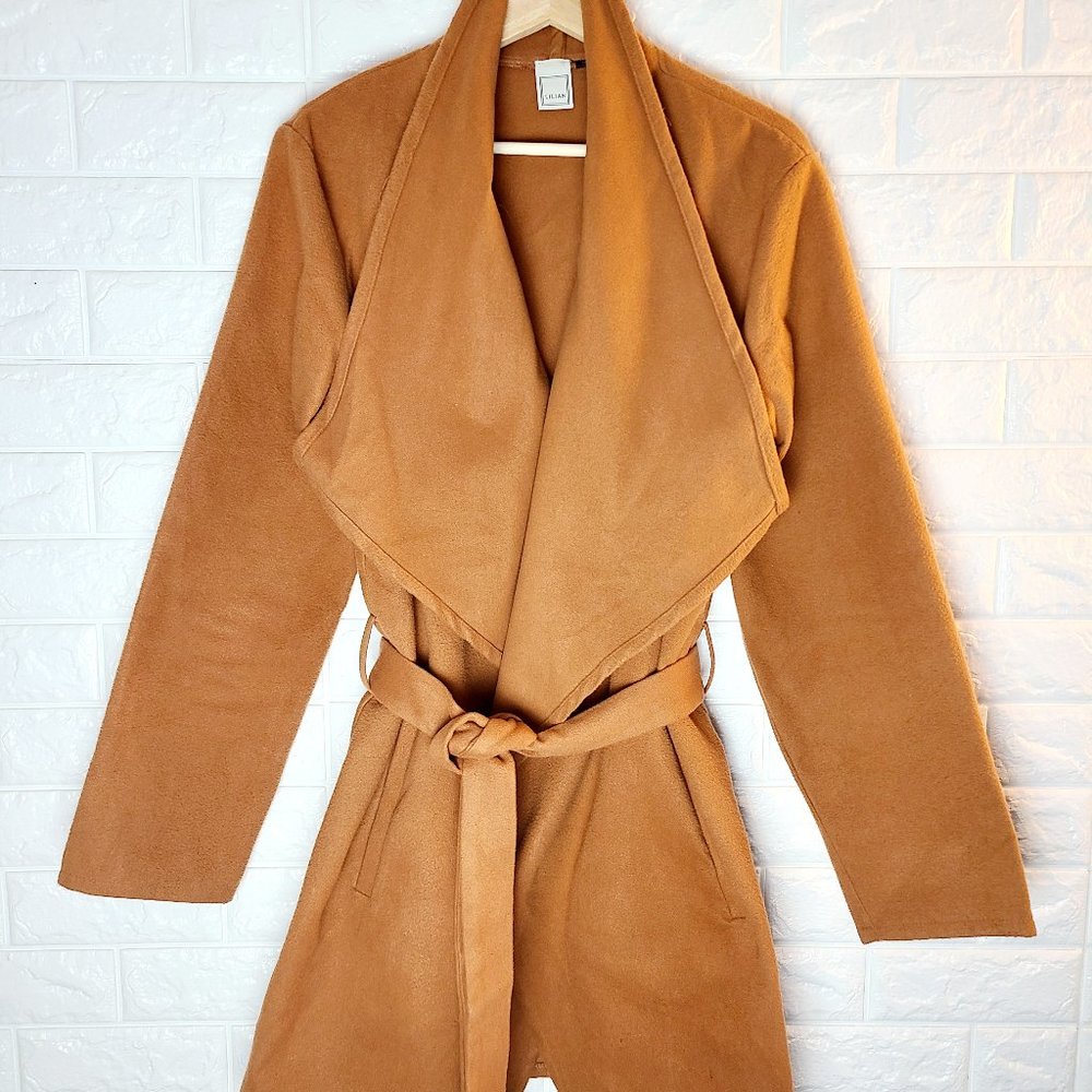 Camel wrap jacket